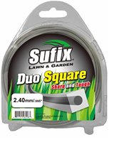 Sufix 2.4mm (Clear/Black) Duo Square 22m