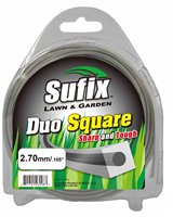 Sufix 2.7mm (Clear/Black) Duo Square 19m