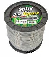 Sufix 3.3mm (Clear/Black) Duo Square Roll 142m